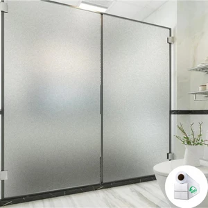 61  cm  x 2 Metre Gümüş Frosted Cam Kumlama, Ofis, Duşakabin ve Balkon Camı Buzlu Kaplama Folyosu