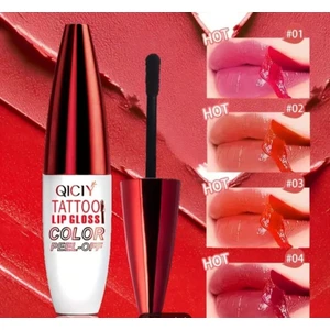 Qıcıy Tattoo Lip Gloss Soyulabilen Ruj