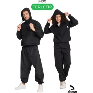 Domin Spor 100% Terleten Nefes Alan Termal Sauna Eşofman-Terleme Eşofmanı