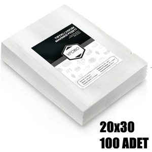 20X30 Tırtıklı Vakum Makinesi Poşeti 100 Adet