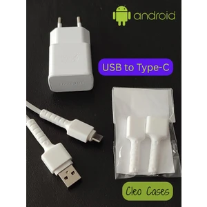 Cleo Cases Tarzını Yansıt USB To Type-C Yeni Nesil Android Şarj Kablo Ucu Koruyucu