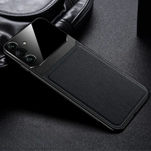Samsung Galaxy S22 Uyumlu Zebana Lens Pu Deri Kılıf