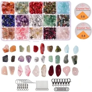Yiğit Aksesuar 15 Çeşit Kırık Doğal Taş Seti Full Set Kırık Taşlar