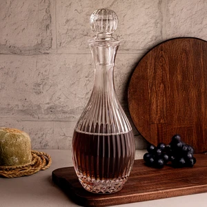 Nivora - El Yapımı Üfleme Cam Lüx Sürahi Karaf 1 Lt