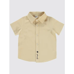 Civil Baby Erkek Bebek Gömlek 6-18 Ay Sütlü Kahve