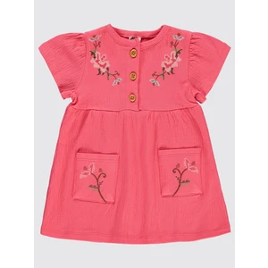 Civil Baby Kız Bebek Elbise 6-18 Ay Mercan