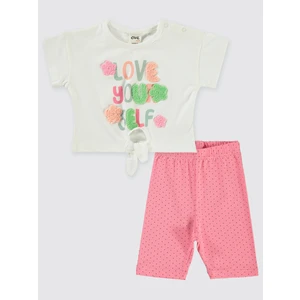 Civil Baby  Kız Bebek Takım 6-18 Ay Ekru