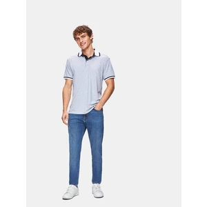 Erkek Basıc Polo Yaka Regular Gri T-shırt