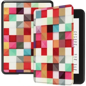 Amazon Kindle Paperwhite 4 E-Kitap Okuyucu Kılıfı Kareli Karışık