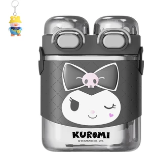 Runxi Life Hall Büyük Kapasiteli Yaratıcı Karikatür Sanrio Serisi Bal Çift Içecek Uzay Bardağı Açık Büyük Kapasiteli Taşınabilir Çocuk Pipeti (Yurt Dışından)