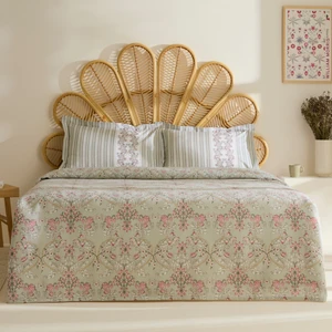 Karaca Home Empres %100 Pamuk Çift Kişilik Pike Takımı Adaçayı