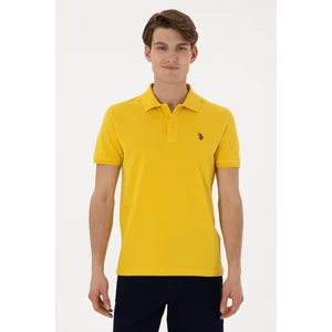 U.s. Polo Assn. Erkek Koyu Sarı Tişört Basic 50297984-VR094
