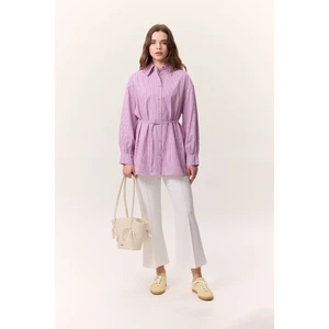 Dikiş Detaylı Flare Pantolon Ekru