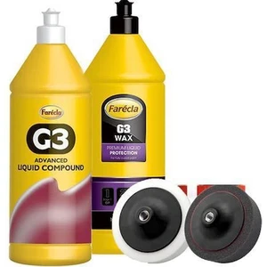 G3 Pasta 1 Lt + G3 Wax Cila 1 Lt (2 Adet Sünger - 1 Adet Ci̇la - 1 Adet Pasta)