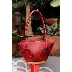 Sandy Fiyonklu Çanta Kırmızı