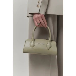 Deri Polo Mini Çanta Yeşil