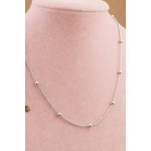 X-lady Accessories  Altın Renk Kararmaz Paslanmaz Çelik Dorika Zincir Çelik Kolye- 3198