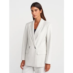 60767 Blazer Ceket-Açık Gri