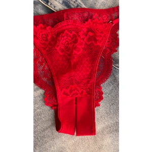 Ağ Kısmı Açık Külot Bel Detaylı– Dantelli & Göpürlü-Tül