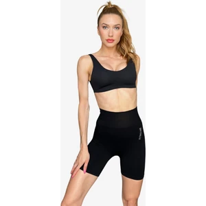 Seamless Toparlayıcı Siyah Kısa Spor Tayt