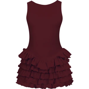 Sardinya Halter Yaka Fırfırlı Şortlu Elbise