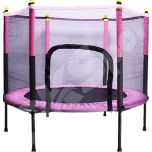 Fileli Büyük Boy Trambolin 140 cm Çap Korumalı Kolay Kurulum CKS131