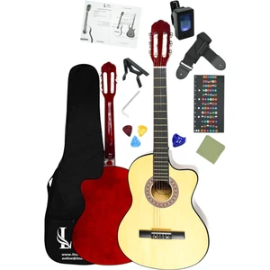 CG-3901NT Klasik Gitar 4/4 Sap Ayarlı Kesik Kasa Full Set - Natural