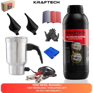Yeni Nesil Far Temizleme Far Parlatma Seti 12 Volt