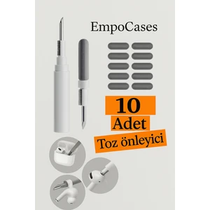 Empo Cases Toz Koruyucu Sticker + Temizlik Kiti | 2’si 1 Arada Telefon Bakım Seti hoparlör toz önleyici ve hoparlör toz koruyucu