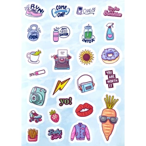 FashionStyle Sticker Seti - Laptop, Telefon, Defter ve Günlükler Için Ideal