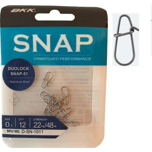 Duolock Snap-51 Yapay Yem Klipsi No:0 (12'li Paket)