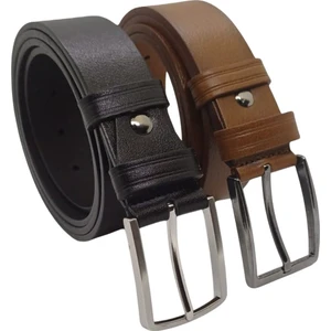 2 Adet Klasik Erkek Kemer