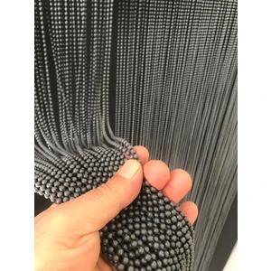 Su Perisi Perde 75x180 antrasit 5mm aralık Kapı Boncuk Perdesi zincir perde sineklik perdesi kapı süsü