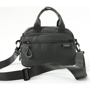 Kadın Suya Dayanıklı Paraşüt Kumaş 4 Gözlü Çapraz Askılı Oval El ve Omuz Çantası