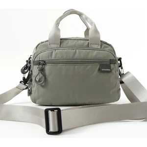 Kadın Suya Dayanıklı Paraşüt Kumaş 4 Gözlü Çapraz Askılı Oval El ve Omuz Çantası