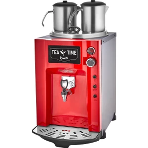 2 Demlikli 15 Lt Premium Jumbo Çay Makinesi Kırmızı - DE12P