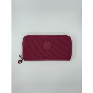 Kadın Krinkıl Model 2 Gözlü Metal Fermuarlı Kartlık ve Bozuk Para Bölmeli Cüzdan