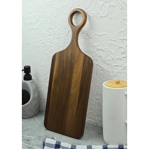 Akasya Kesme Tahtası - Mutfak Kesim Panosu - Uzun, 44 cm