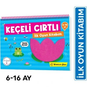 6-16 Ay İlk Cırt Cırtlı Keçeli Etkinlik Kitabım - İlk Oyun Kitabım