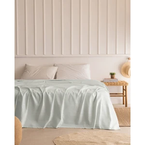 Mathilda King Size %100 Pamuk Karde Düz Pike - Mint Yeşili