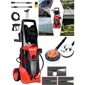 Alman 205 Bar Max Power Control Profesyonel Yüksek Basınçlı Bahçe ve Oto Yıkama Makinesi