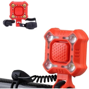 Bike And Art 140 Db Bisiklet Zili 4 Işıklı 1200MAH  Mavi Kırımızı Beyaz Çakar Modlu