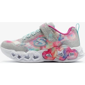 Infinite Heart Lights - Color Lovin Büyük Kız Çocuk Gri Spor Ayakkabı 303753L Smlt