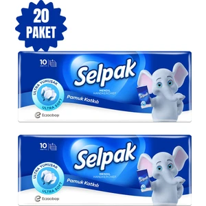Cep Mendili 3 Katlı Cep Mendili 2X10 Paket Selpak