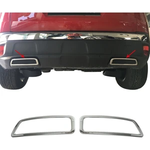 My Tuning Peugeot 3008 Krom Difüzör Çerçeve 2 Parça P.çelik 2016 Ve Sonrası