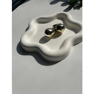 Çiçek Şekilli Dekoratif Tabak & Sunum-Takı-Aksesuar Tepsi