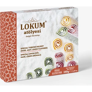 Lokum Atölyesi Special Lokum (Gül,nane, Limon Aromalı) 150 gr