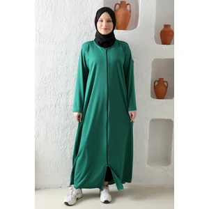 Boydan Fermuarlı Kadın Tesettür Namaz Elbisesi