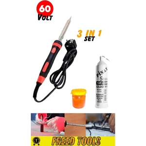 Profesyonel Lehim Makinesi Kalem Havya Lehim Teli Pastası 60 W