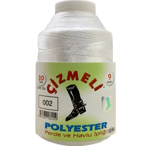Polyester Perde ve Havlu Ipliği No:30 100 gr